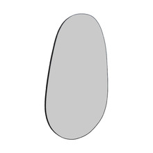 150cm Monroe Black Steel Wall Mirror